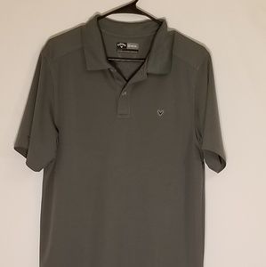 Callaway Medium Short Sleeve Golf Shirt Grey